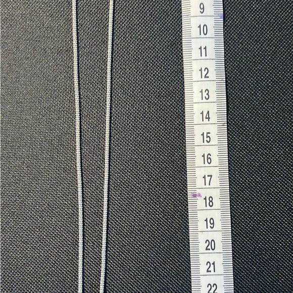 Elegant Silver and Red Cross Pendant Necklace - Picture 3 of 4